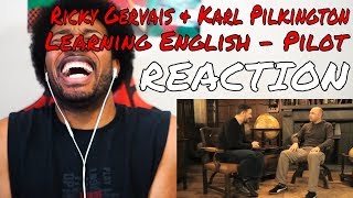 Pilot  Learn English with Ricky Gervais REACTION  DaVinci REACTS [upl. by Martie]