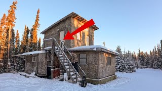 Our First Look Upstairs We Bought an Abandoned Cabin in Alaska [upl. by Ambrogino350]