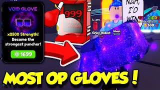 I Bought THE VOID GLOVES And GOT THE HIGHSCORE In Arcade Punch Simulator [upl. by Aciemaj]