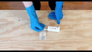 How to Use Free Sulfite 0500ppm Test Strips [upl. by Muhcon]