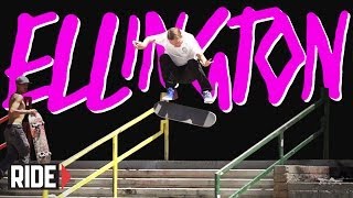 Erik Ellington Skateboarding in Slow Motion  Switch Frontside Flip [upl. by Bandler]