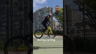 Cycling as daring mtb bikelanes mountainbike mtblife bmx mountainbiking automobile super [upl. by Atiek]