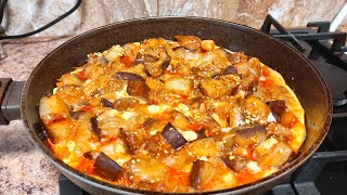 БАКЛАЖАНЫ  с Яйцами на Сковороде Самый Вкусный Рецепт [upl. by Zindman]