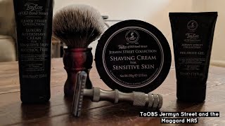 Wednesday Evening Shave  Taylor of Old Bond Street Jermyn Street Collection  Maggard MR5 [upl. by Atinuahs]