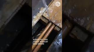 Plumbing DIY Fail Fails Plumbing Shorts Whoops [upl. by Wilfreda255]