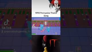 I Made The PENNYWISE THEME SONG From IT 1990 In FORTNITE pennywise halloween fortnite music [upl. by Ennovahs576]