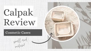 Calpak Review Cosmetic Cases  Small and Medium Size Comparison [upl. by Misaq476]