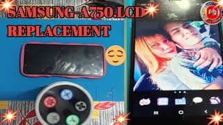 SAMSUNGA 750LCD REPLACEMENT [upl. by Pendergast726]