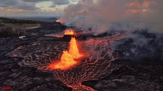 Kilauea Eruption and Leilani Lava Flow of Hawaii 2018 [upl. by Anisor]