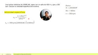 Velocidad especifica en turbinas Pelton Y Francis [upl. by Lienet]