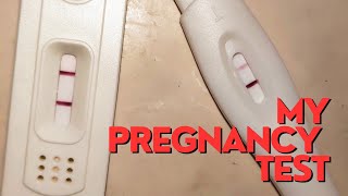 Pregnancy test result positive 🤰 My pregnancy test 🥰 So emotional moment for a mother 🤱 [upl. by Arrad]