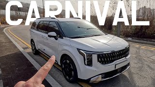 Test driving 2025 Kia CarnivalSedona  the bestlooking Minivan thus far [upl. by Gelasias]