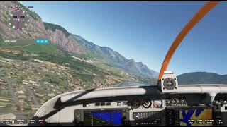 Pilatus C 6 Ldg at BXO Buochs Airport i [upl. by Neicul28]