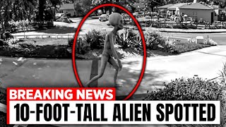 JUST IN Las Vegas 10FootTall Alien Video Is Authentic [upl. by Eilarol]