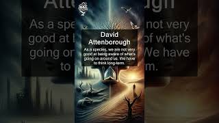 David Attenborough Think LongTerm to Save Our Planet  Climate Action Quotes [upl. by Alyosha647]