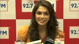 Isha Koppikar the Marathi Mulgi celebrated Gudi Padwa  Big FM [upl. by Einalam]