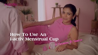 How to use an iactiv Menstrual Cup  An Honest Tutorial [upl. by Pietje]