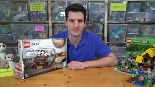 LEGO® Ideas 21313  Schiff in der Flasche  Unboxing Building Review [upl. by Gothard667]