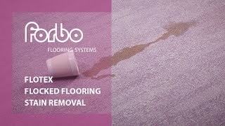 Flotex stain removal animation  Forbo Flooring Systems [upl. by Hastings]