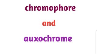 chromophore and auxochrome uv visible spectroscopy chemistry neet youtubeshorts shorts [upl. by Oicnerolf]