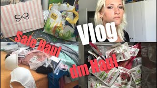 Familien Vlog  Kleine Shopping Tour  dm Sale Haul  endlich Ferien alleinerziehend August 2018 [upl. by Alburg]