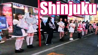 ShinjukuTokyo Walk Kabukicho Okubo Park St Jun 2024新宿歌舞伎町大久保公園 [upl. by Chuah]