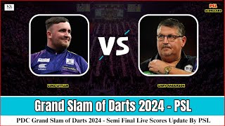 Luke Littler vs Gary Anderson  Grand Slam of Darts 2024  Littler Darts Live Score Update today [upl. by Rugen504]