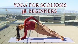 Yoga For Scoliosis amp Beginners To Strengthen The Back ✦ All Levels Yoga Flow [upl. by Julianna178]