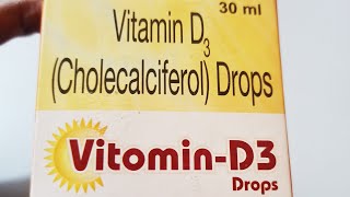 How to use Vitamin D3 Cholecalciferol Dropsकॉलेकैलि्सफेराल कैसे यूज करेंपूरी जानकारी [upl. by Sansbury406]