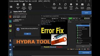 Hydra tool update software using humtool fix  hydra tool update error 2023  Humtool Error Fix [upl. by Norrv618]