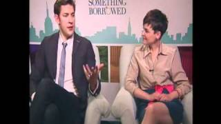 quotSomething Borrowedquot Interview with John Krasinski and Ginnifer Goodwin [upl. by Pedroza]