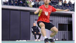 人のラケット吹っ飛ばした瞬間😱 龍羽団 badminton バドミントン バドミントン日本 [upl. by Arukas718]