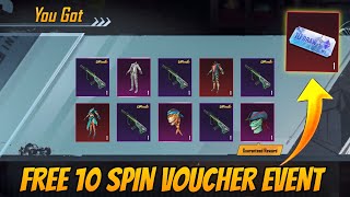 😍FREE UPGRADE AUG SKIN LUCKY SPIN IS HERE  10 FREE SPIN VOUCHER TRICK ParasOfficialYT [upl. by Vil]