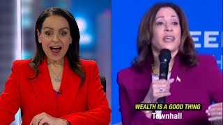 Lefties losing it Kamala Harris gives ‘hilarious’ financial advice [upl. by Annodam]