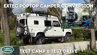 DEFENDER 24 PUMA EXTEC POPTOP CAMPER FULL REVIEW landroverdefender camper overlanding [upl. by Camella]