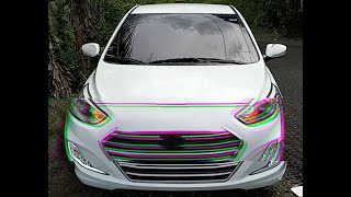 Como instalar Halógenas LED DRL Hyundai Accent [upl. by Clarisse]