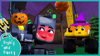 🎃 Haunted House Mystery  Digley and Dazey  Spooky Halloween Cartoons [upl. by Anneirb]