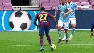 Ilaix Moriba was a GEM at Barcelona  vs Celta Vigo [upl. by Monjo]