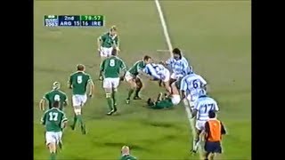 Felipe Contepomi runs over Ronan OGara [upl. by Rivers595]