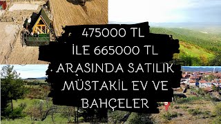 475000 TL İLE 665000 TL ARASINDA SATILIK MÜSTAKİL EV VE BAHÇELER [upl. by Giffie103]