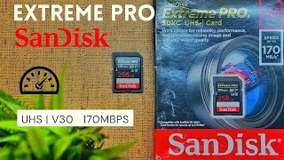 Best SD Card for 4K Cameras  SanDisk Extreme Pro 256GB [upl. by Ahgem]