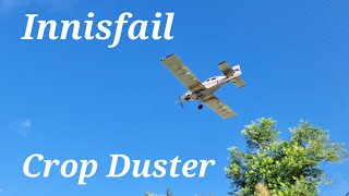 Crop duster over Innisfail farms [upl. by Oilalue]