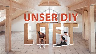 Unser riesen DIY Wohnprojekt Wir sanieren einen Dachboden zum Loft [upl. by Ritter]