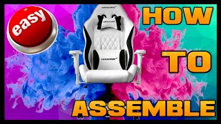 Gaming Chair  HOW TO ASSEMBLE A GAMING CHAIR  EASY DIY  All Brands amp Models [upl. by Dahlia]