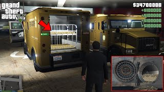 How to get 4 MILLIONS in GTA 5 Story Mode Golden Money Truck [upl. by Liatnahs180]