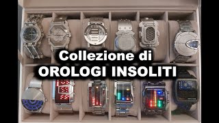 OROLOGI MOLTO INSOLITI e RARI  orologio collezione watches Dedicato a DavideCecchini [upl. by Erdnassak]