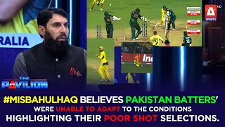 MisbahUlHaq believes Pakistan batters were unable to adapt to the conditions highlighting [upl. by Tai]