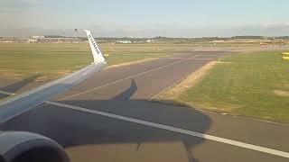 Ryanair Takeoff From London Stansted STN [upl. by Ainezey]