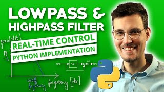Simple Lowpass and Highpass Filters with Python Implementation AudioFX 009 [upl. by Varini]