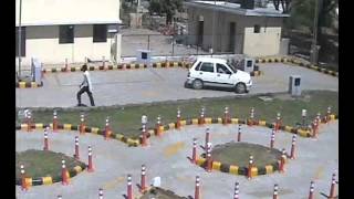 Demo of LMV Car Driving test in GandhinagarGujarat 1 4 [upl. by Fotinas]